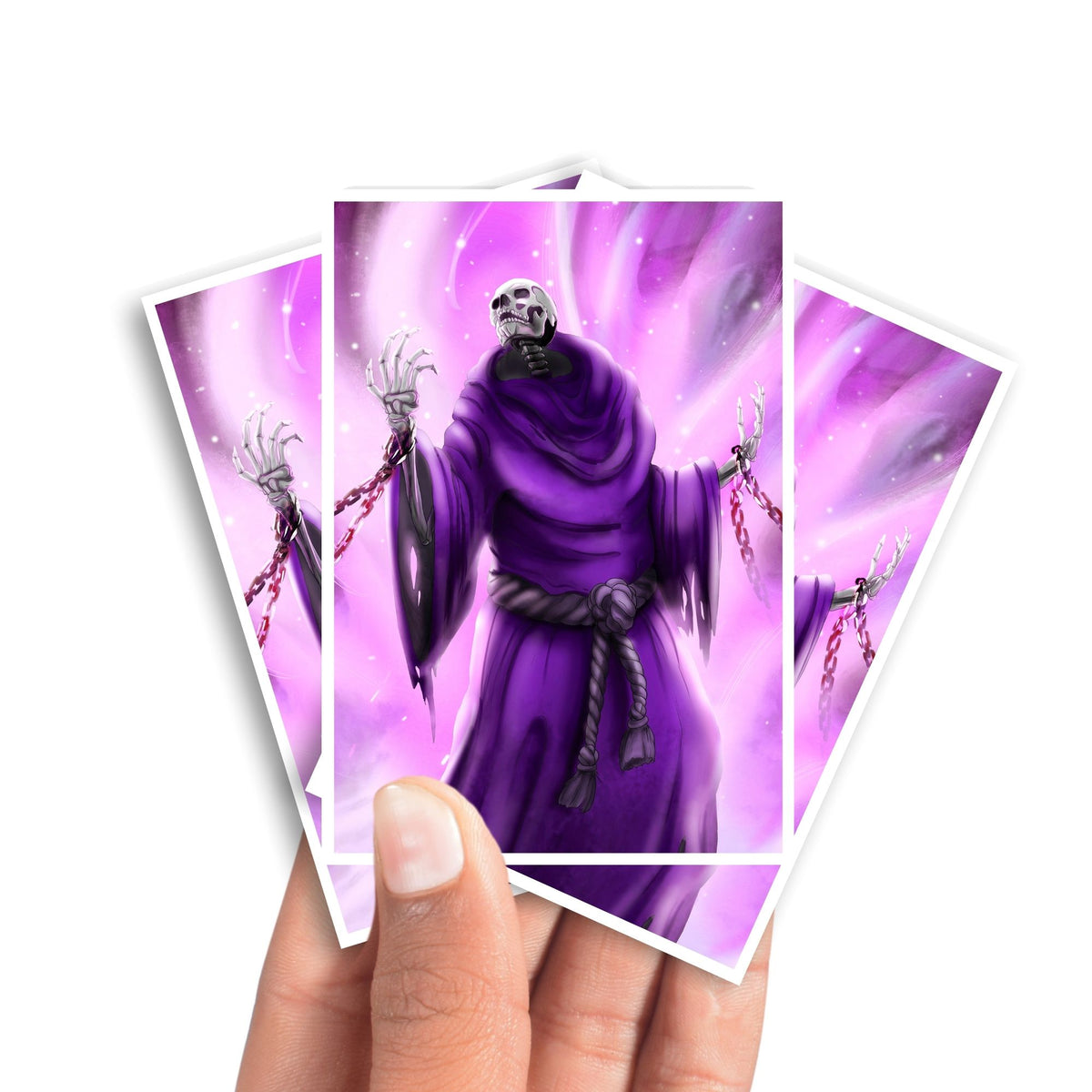 Fundas para cartas de prisionero de calavera 