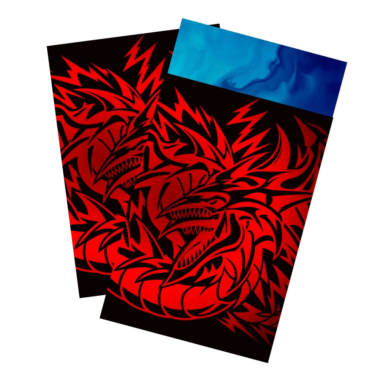 Keep your cards safe and stylish with our borderless card sleeves. Designed edge-to-edge to showcase your artwork, they offer a sleek, modern aesthetic. From LDB Duel, printed with the exclusive Sky Dragon of Osiris design for a fresh, premium feel.Divine-Beast-yugioh-card-protection-standard-japanese-dragon-shield-LDB-Duel-borderless