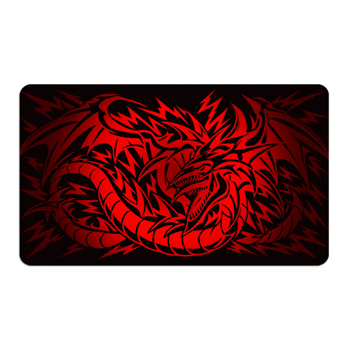 Transform your dueling experience with LDB Duel featuring our exclusive art Sky Dragon of Osiris playmat! Featuring a soft cloth top for smooth card movement and a durable rubber back for a secure grip, this 24x14 inch mat is machine washable and safe for cards and sleeves. Egyptian-God-yugioh-custom-artwork-premium-durable-rubber-ldb-duel