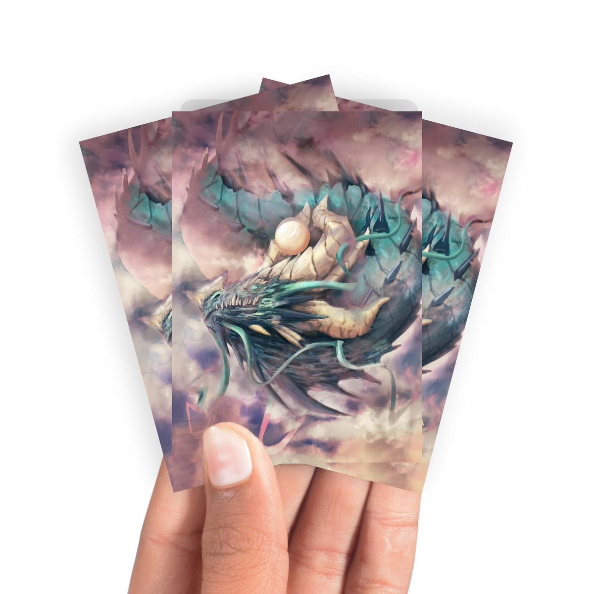 Keep your cards safe and stylish with our borderless card sleeves. Designed edge-to-edge to showcase your artwork, they offer a sleek, modern aesthetic. From LDB Duel, printed with the exclusive Sky God Dragon design for a fresh, premium feel.Sky-God-yugioh-mtg-pokemon-card-protection-standard-japanese-dragon-shield-LDB-Duel-borderless