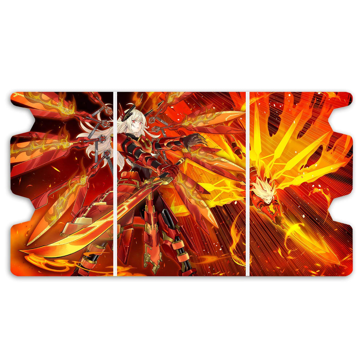 Here is the Full Lid Design of the Sky Striker Ace - Kagari Mach 3 White Deck Box. Camellia-yugioh-custom-deck-portable-collector-LDB-Duel