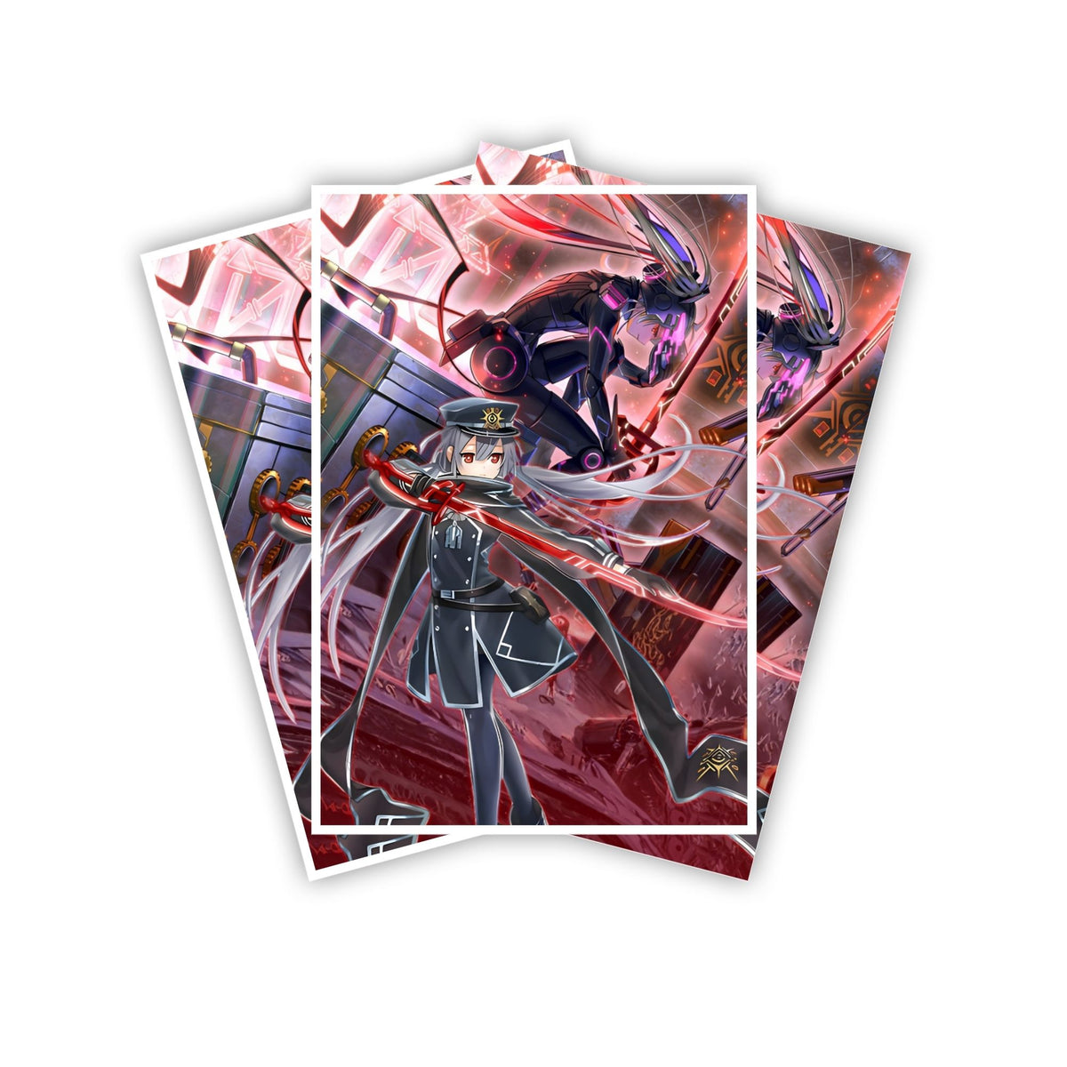 Protect and enhance your cards with our clean and crisp white border card sleeves. Featuring a minimalist design that complements any artwork, these sleeves offer a bright, timeless look. From LDB Duel. Printed with our exclusive Sky Striker Ace - Roze design for a fresh and premium finish. Sky-Striker-yugioh-mtg-pokemon-card-protection-standard-japanese-dragon-shield-LDB-Duel-white