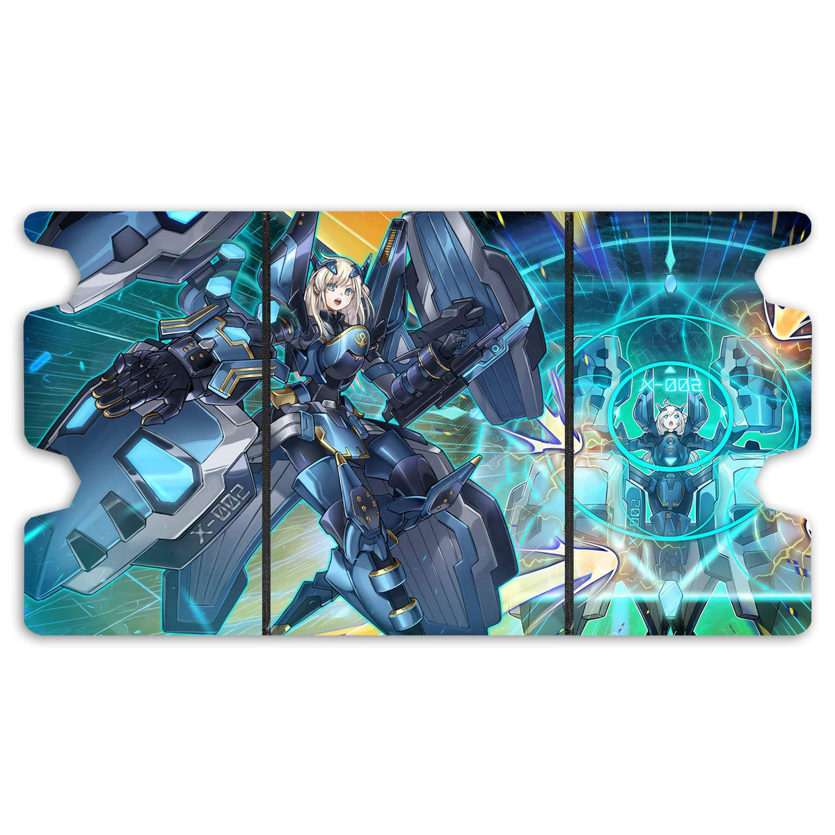 Here is the Full Lid Design of the Sky Striker Ace - Shizuku Mach 3 Black Deck Box. Azalea-yugioh-custom-art-leather-durable-LDB-Duel