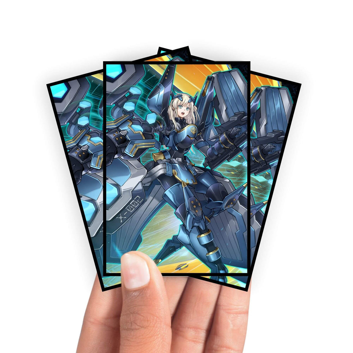 Enhance your cards with our elegant black border card sleeves, featuring a sleek, sophisticated design for a bold, modern aesthetic. From LDB Duel. Perfect for showcasing your collection, these sleeves are printed with our exclusive Sky Striker Ace - Shizuku design. Camellia-yugioh-card-protection-standard-japanese-dragon-shield-LDB-Duel-black