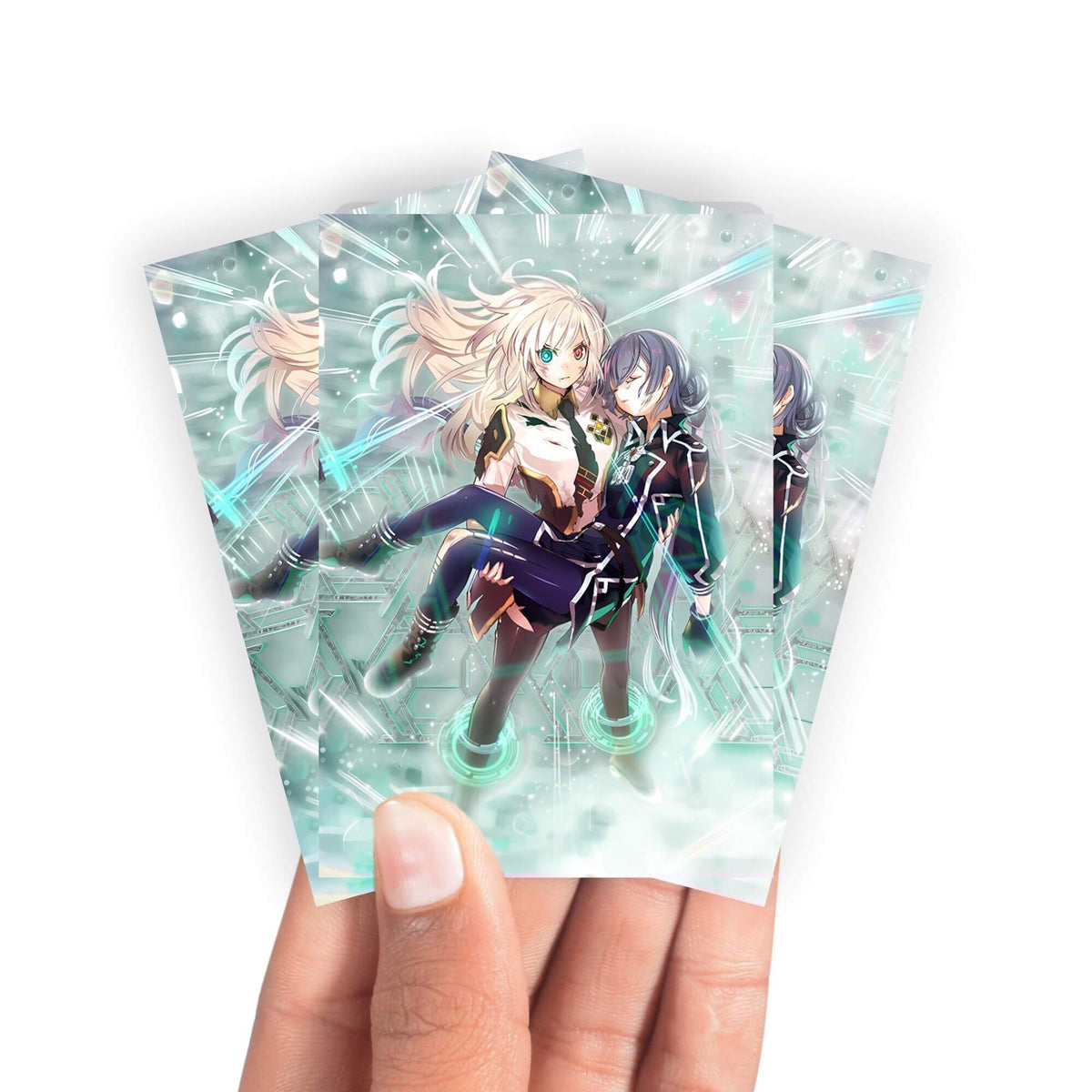 Keep your cards safe and stylish with our borderless card sleeves. Designed edge-to-edge to showcase your artwork, they offer a sleek, modern aesthetic. From LDB Duel, printed with the exclusive Sky Striker Mobilize - Linkage! design for a fresh, premium feel.Sky-Striker-yugioh-card-protection-standard-japanese-dragon-shield-LDB-Duel-borderless
