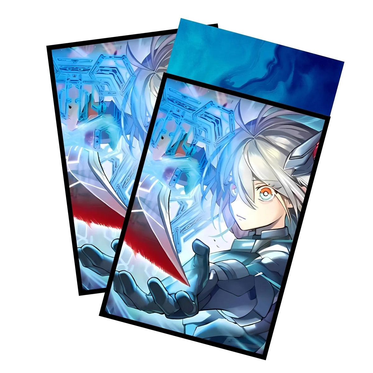 Enhance your cards with our elegant black border card sleeves, featuring a sleek, sophisticated design for a bold, modern aesthetic. From LDB Duel. Perfect for showcasing your collection, these sleeves are printed with our exclusive Sky Striker Special Maneuver design. Sky-Striker-yugioh-card-protection-standard-japanese-dragon-shield-LDB-Duel-black
