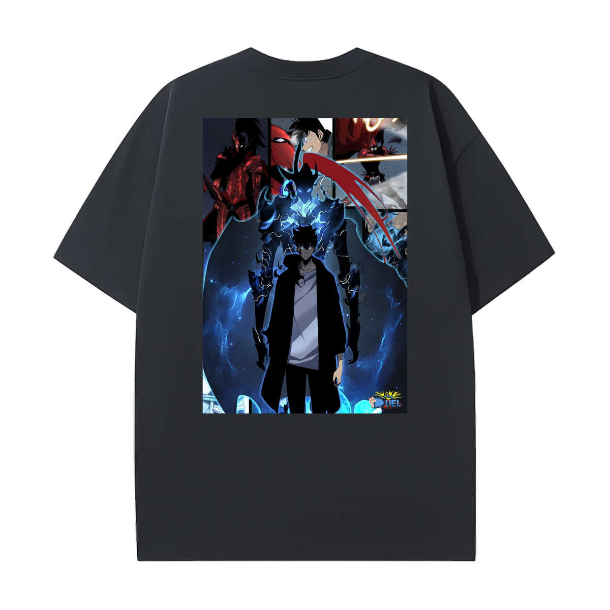 Level up your look with the premium Solo Leveling T-shirt design from LDB Duel. Crafted from soft, breathable cotton and finished with vibrant DTF printing, this tee is designed for comfort that lasts. Featuring a bold back design, it’s perfect for anime fans, TCG players, and gamers who want to stand out, whether at events, tournaments, or just relaxing with friends. Monarchs-anime-ygo-magic-tshirt-gaming-accesories-LDB-Duel