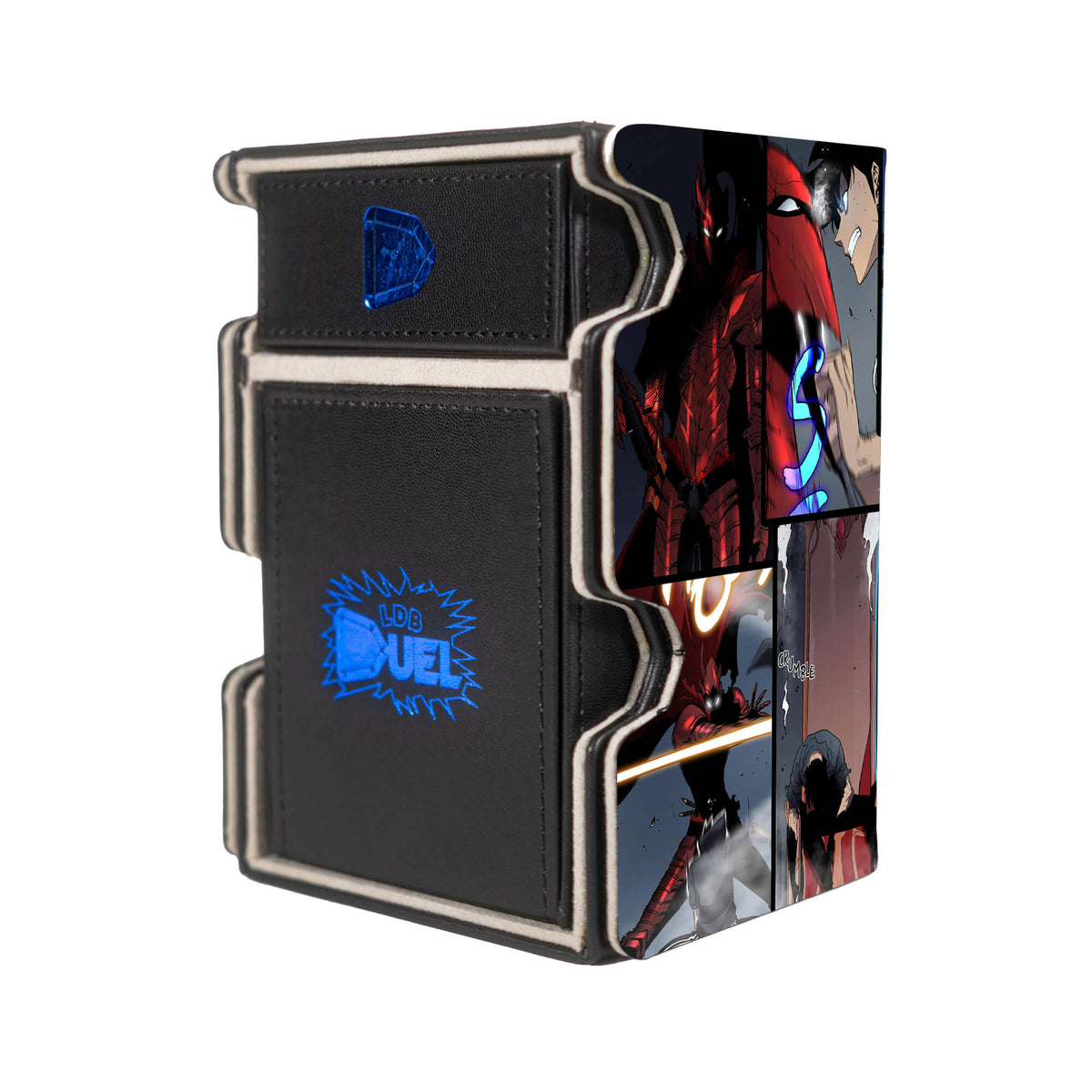 Solo Leveling Deck Box- Holds 100 Double Sleeved Cards – LDB Duel
