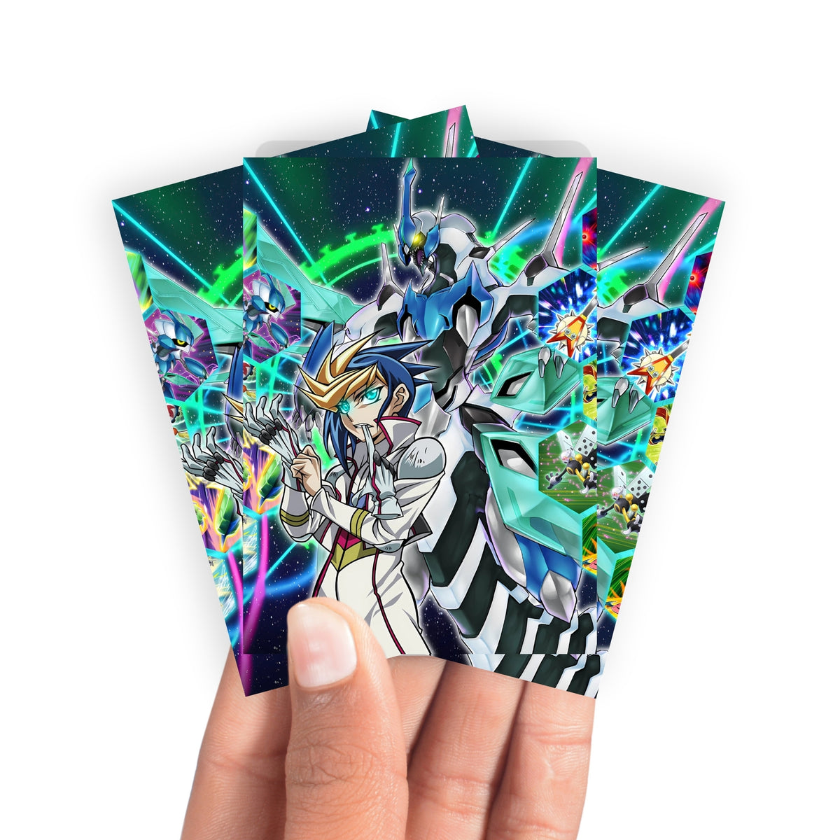 Keep your cards safe and stylish with our borderless card sleeves. Designed edge-to-edge to showcase your artwork, they offer a sleek, modern aesthetic. From LDB Duel, printed with the exclusive Speedroid design for a fresh, premium feel.Yugo-yugioh-mtg-pokemon-card-protection-standard-japanese-dragon-shield-LDB-Duel-borderless
