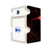 Here is the Right View of the Spiderman Brand New Day Mach 3 White Deck Box. Peter-Parker-anime-deck-tray-dice-tray-LDB-Duel