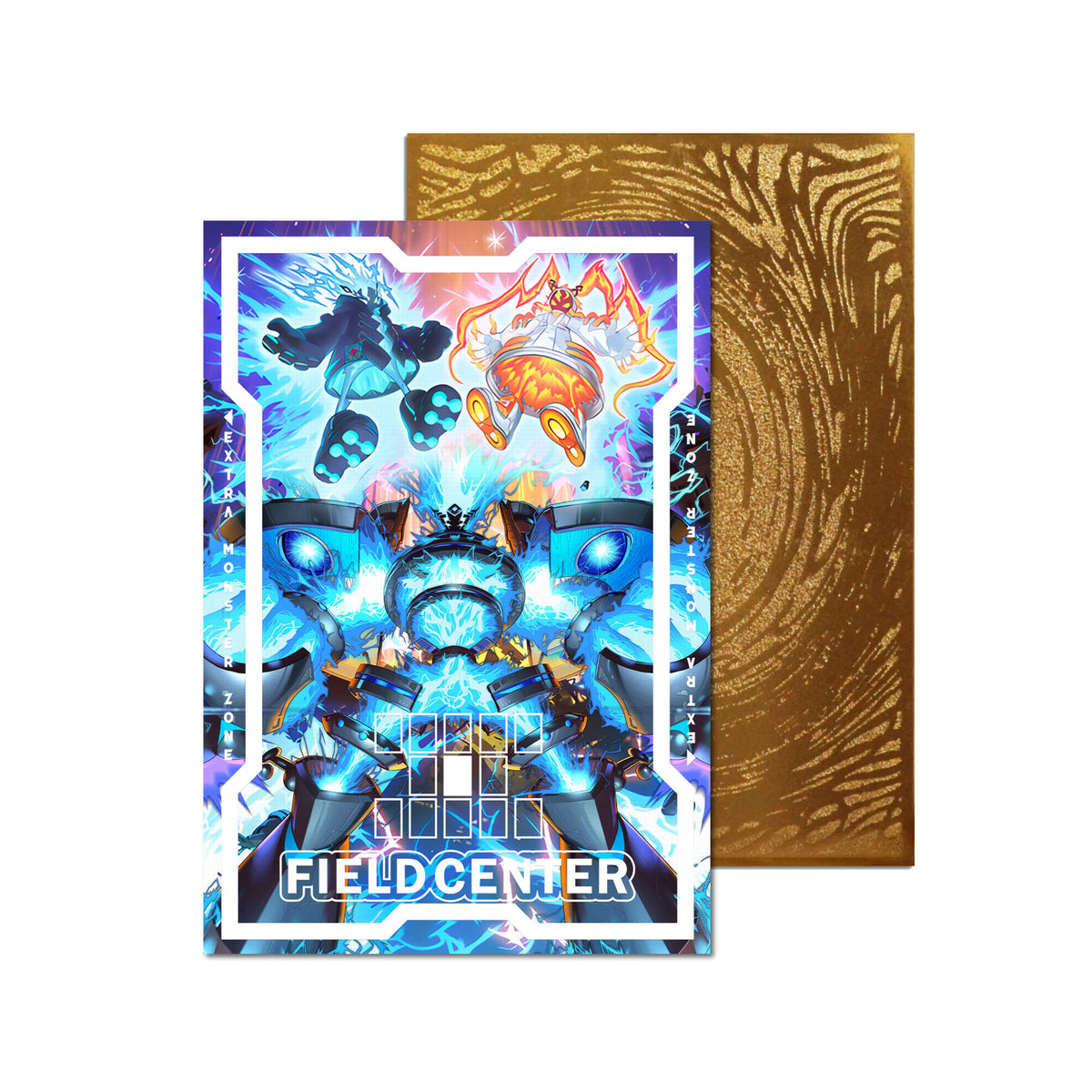Centre de terrain en métal Dragon Rose noire