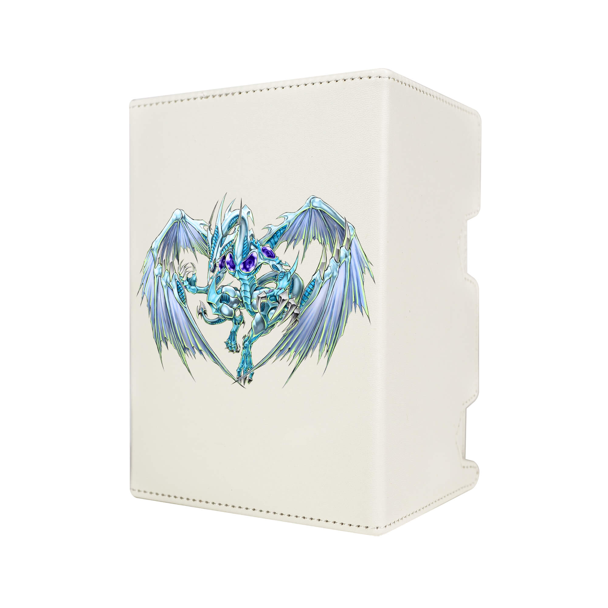 Stardust Dragon Mach 3 deck box - Holds 100 Double Sleeved Cards LDB Duel Stardust Dragon Mach 3 deck box - Holds 100 Double Sleeved Cards LDB Duel