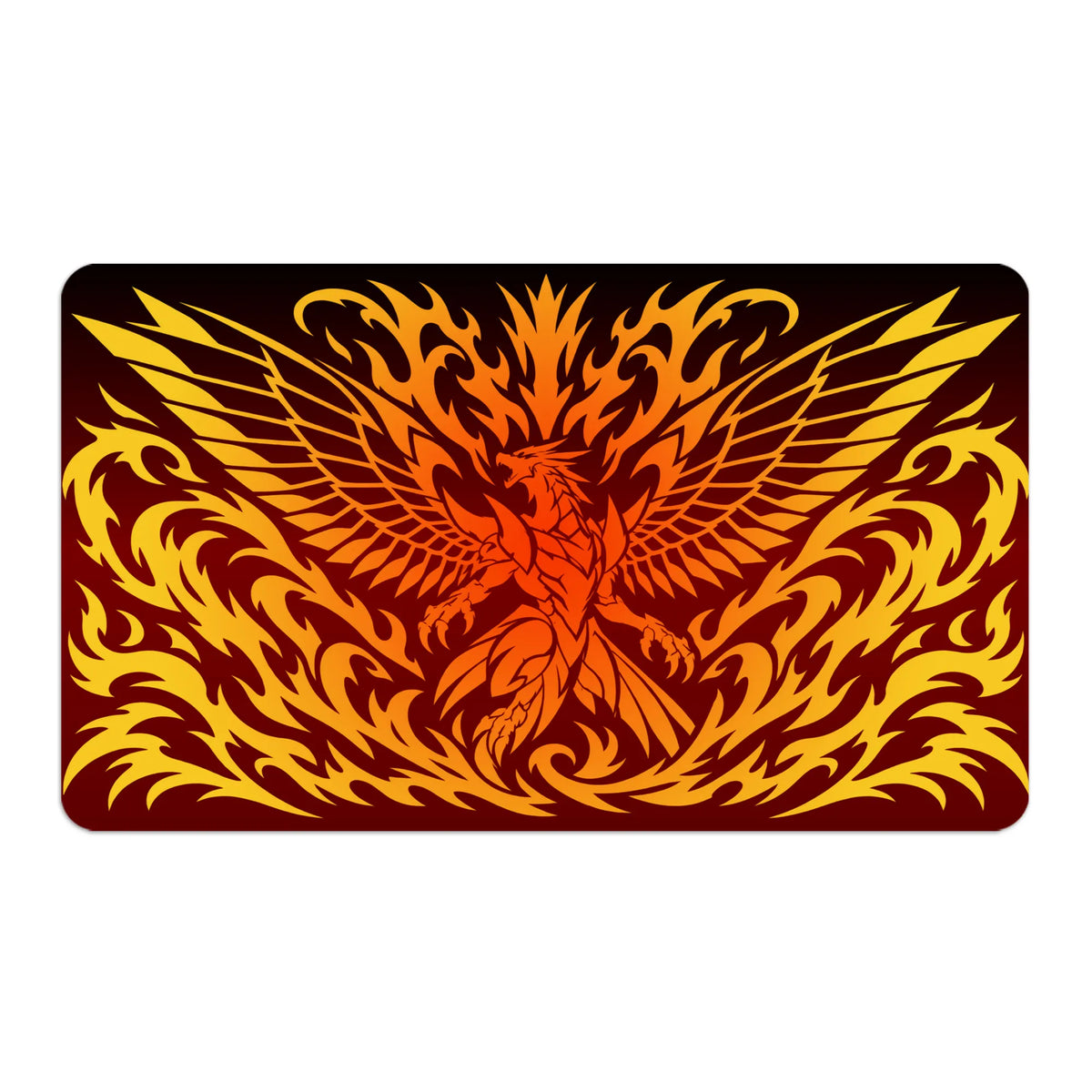 Transform your dueling experience with LDB Duel featuring our exclusive art Sun God Dragon playmat! Featuring a soft cloth top for smooth card movement and a durable rubber back for a secure grip, this 24x14 inch mat is machine washable and safe for cards and sleeves. Egyptian-God-yugioh-custom-artwork-premium-durable-rubber-ldb-duel