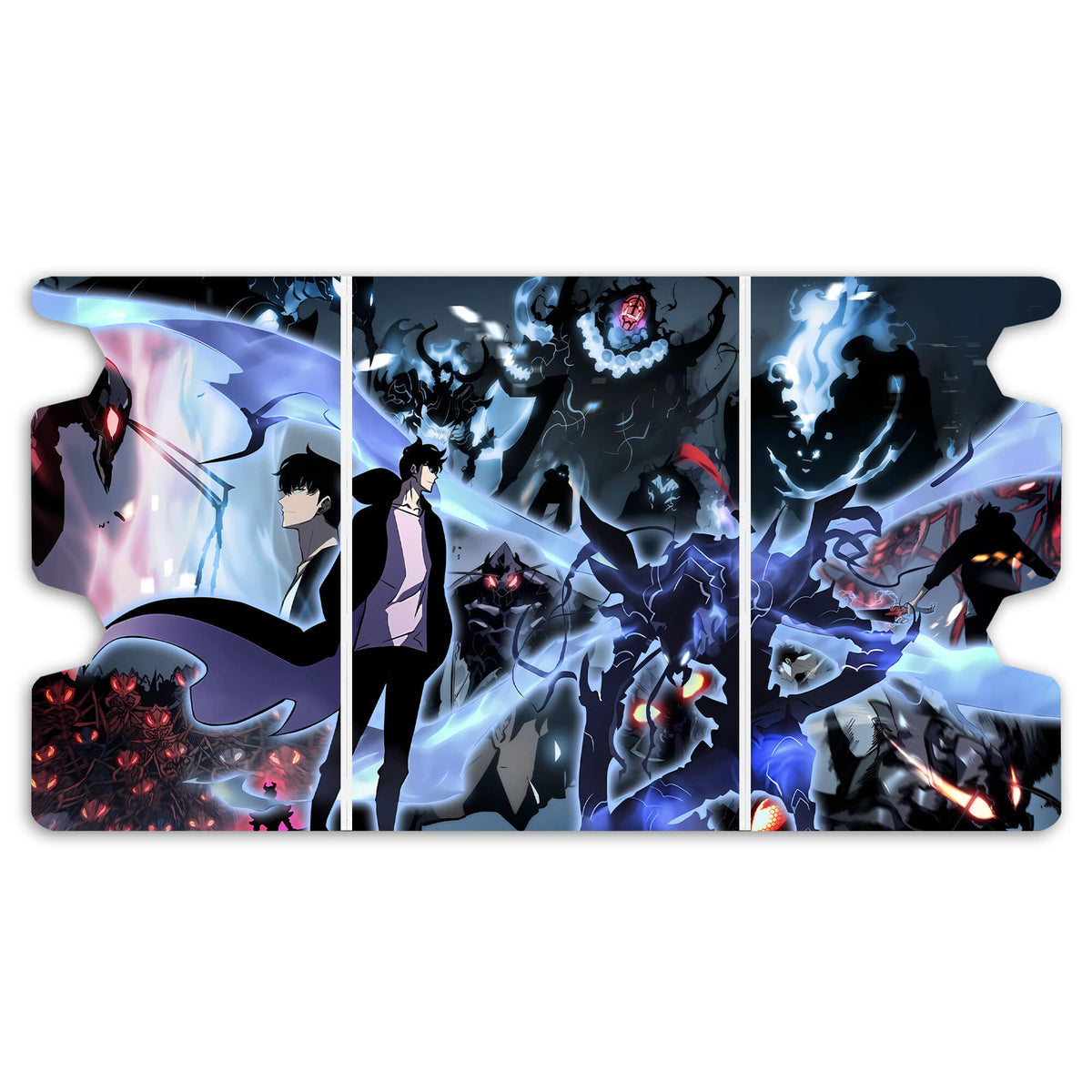 Here is the Full Lid Design of the Sung Jinwoo Mach 3 White Deck Box. Kaisel-yugioh-custom-deck-portable-collector-LDB-Duel
