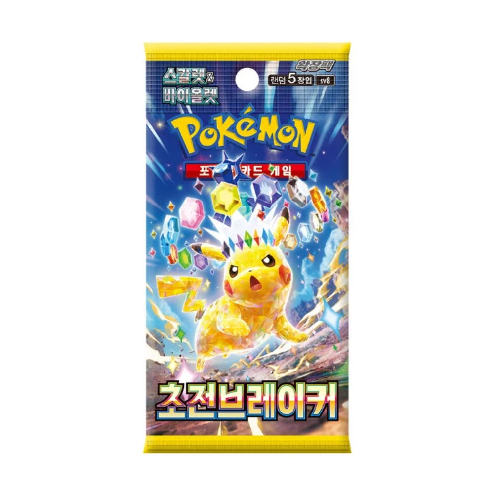 Upgrade your collecting game with LDB Duel featuring our exclusive Surging Sparks - Super Electric Breaker - Korean Booster Box selection! Perfect for sealed collectors and players alike, each booster box is designed to give you an exciting pack-opening experience with premium cards, chase rares, and set-defining pulls. Whether you're building your deck or expanding your collection, this is the best way to experience the thrill of the PKMN TCG in every box. Pikachu-pokemon-tcg-booster-box-card-LDB-Duel