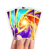 Protect and enhance your cards with our clean and crisp white border card sleeves. Featuring a minimalist design that complements any artwork, these sleeves offer a bright, timeless look. From LDB Duel. Printed with our exclusive Surprise Fusion design for a fresh and premium finish. Fusion-yugioh-mtg-pokemon-card-protection-standard-japanese-dragon-shield-LDB-Duel-white