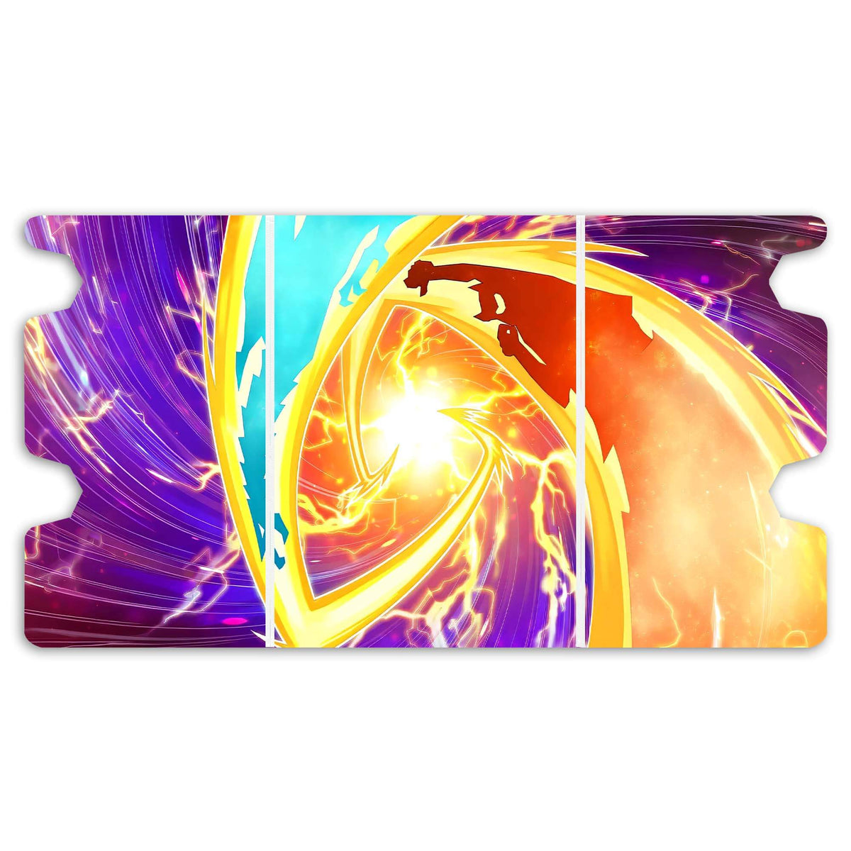 Here is the Full Lid Design of the Surprise Fusion Mach 3 White Deck Box. Polymerization-yugioh-custom-deck-portable-collector-LDB-Duel
