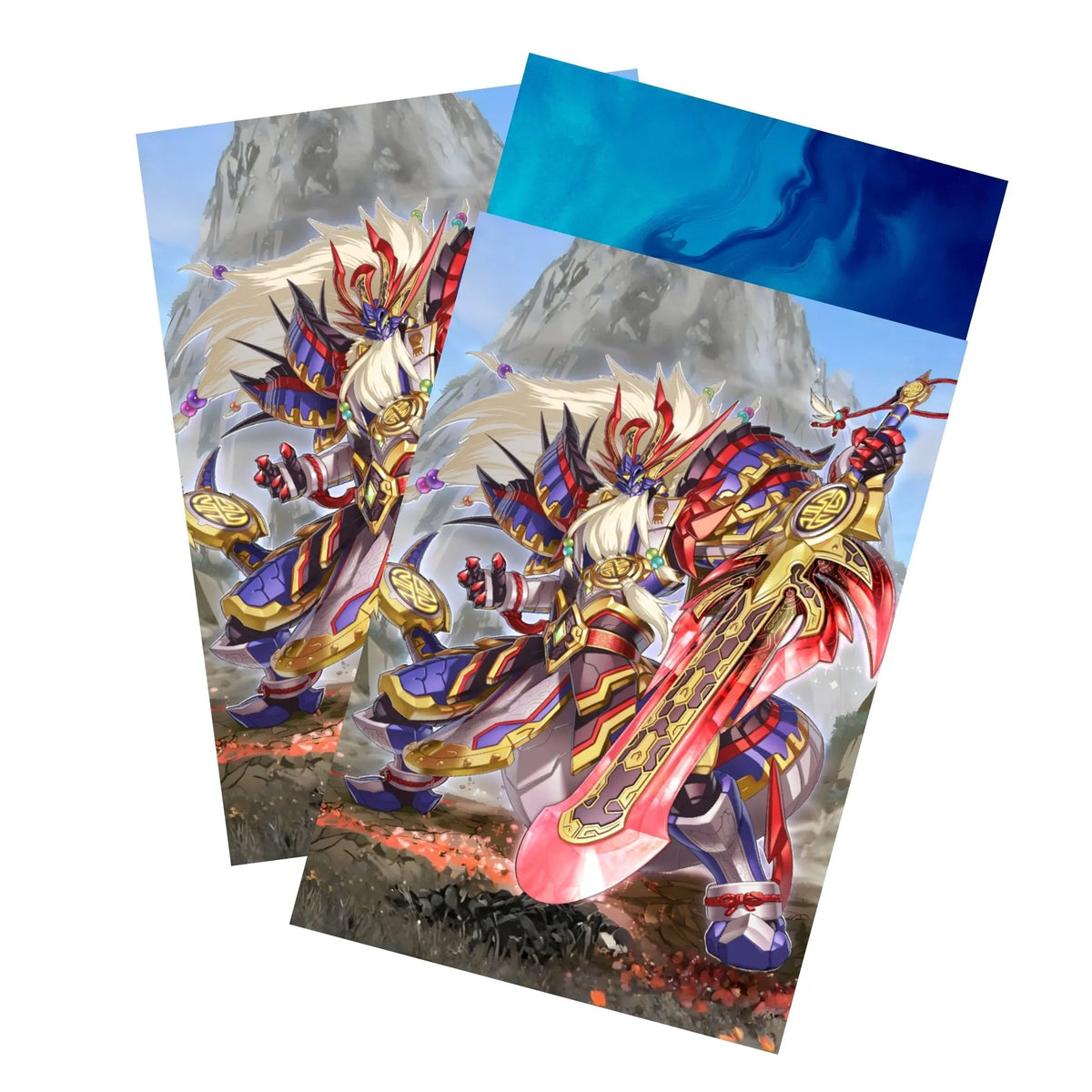 Keep your cards safe and stylish with our borderless card sleeves. Designed edge-to-edge to showcase your artwork, they offer a sleek, modern aesthetic. From LDB Duel, printed with the exclusive Swordsoul Supreme Sovereign - Chengying design for a fresh, premium feel.Longyuan-yugioh-card-protection-standard-japanese-dragon-shield-LDB-Duel-borderless