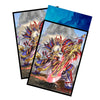 Enhance your cards with our elegant black border card sleeves, featuring a sleek, sophisticated design for a bold, modern aesthetic. From LDB Duel. Perfect for showcasing your collection, these sleeves are printed with our exclusive Swordsoul Supreme Sovereign - Chengying design. Swordsoul-yugioh-card-protection-standard-japanese-dragon-shield-LDB-Duel-black