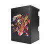 Here's another quality black deck box from LDB Duel featuring our exclusive Swordsoul Supreme Sovereign art. Fits all types of trading card games, including Pokémon, Yu-Gi-Oh! and Magic The Gathering. The perfect card holder for the TCG player safely holds up to 100 double-sleeved cards. EVEN in extra thick sleeves. Comes with a pull-out dice tray. Longyuan-yugioh-mtg-pokemon-tcg-accessories-card-storage-LDB-Duel