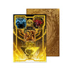 Level up your game with our custom-printed metal field centers, featuring exclusive Tablet of Lost Memories artwork in gold metal. Durable, scratch-resistant, and embossed with the iconic Yu-Gi-Oh! card back, these slim field centers fit perfectly in card sleeves. Egyptian-Gods-yugioh-mtg-pokemon-metal-card-embossed-design-custom-artwork-duel-accessories-ldb-duel