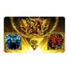 Transform your dueling experience with LDB Duel featuring our exclusive art Tablet of Lost Memories playmat! Featuring a soft cloth top for smooth card movement and a durable rubber back for a secure grip, this 24x14 inch mat is machine washable and safe for cards and sleeves. Egyptian-Gods-yugioh-mtg-pokemon-custom-artwork-premium-durable-rubber-ldb-duel