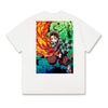 Level up your look with the premium Tanjiro Kamado T-shirt design from LDB Duel. Crafted from soft, breathable cotton and finished with vibrant DTF printing, this white t-shirt is designed for comfort that lasts. Featuring a bold back design, it’s perfect for anime fans, TCG players, and gamers who want to stand out, whether at events, tournaments, or just relaxing with friends. Breathing-Style-ygo-magic-tshirt-gaming-accesories-LDB-Duel