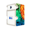 Here is the Right View of the Tanjiro Kamado Mach 3 White Deck Box. Cross-Slash-anime-deck-tray-dice-tray-LDB-Duel
