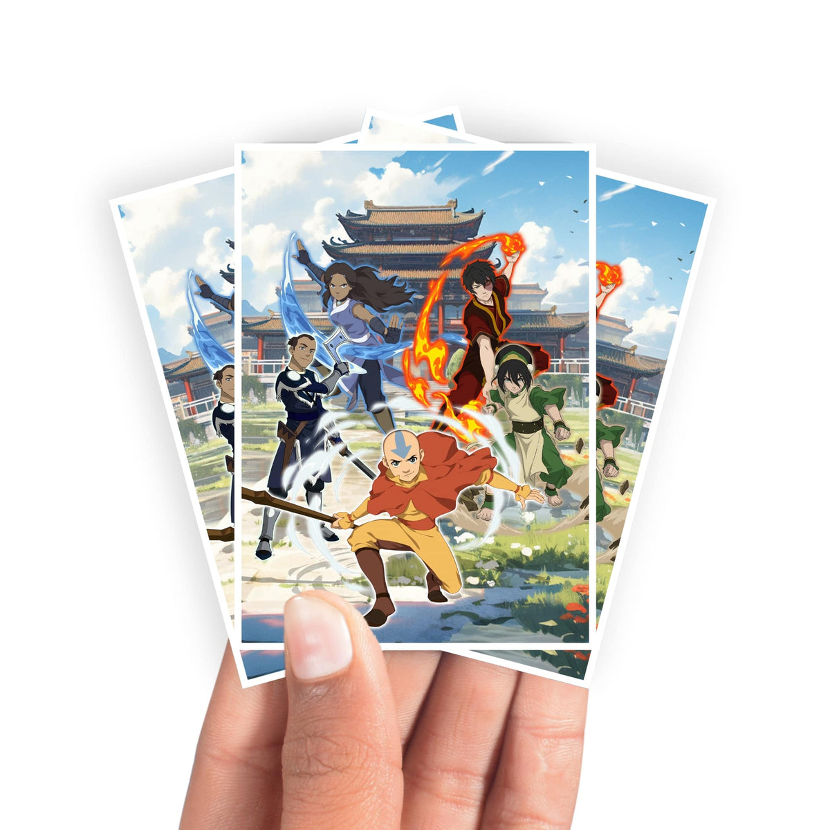 Protect and enhance your cards with our clean and crisp white border card sleeves. Featuring a minimalist design that complements any artwork, these sleeves offer a bright, timeless look. From LDB Duel. Printed with our exclusive Team Avatar design for a fresh and premium finish. Sokka-anime-mtg-yugioh-pokemon-card-protection-standard-japanese-dragon-shield-LDB-Duel-white