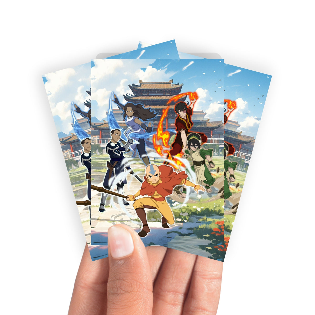 Keep your cards safe and stylish with our borderless card sleeves. Designed edge-to-edge to showcase your artwork, they offer a sleek, modern aesthetic. From LDB Duel, printed with the exclusive Team Avatar design for a fresh, premium feel.Aang-mtg-yugioh-pokemon-card-protection-standard-japanese-dragon-shield-LDB-Duel-borderless