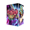 Here's another quality white deck box from LDB Duel featuring our exclusive The Chaos Trinity art. Fits all types of trading card games, including Pokémon, Yu-Gi-Oh! and Magic The Gathering. The perfect card holder for the TCG player safely holds up to 100 double-sleeved cards. EVEN in extra thick sleeves. Comes with a pull-out dice tray. Chaos-Origins-yugioh-tcg-accessories-card-storage-LDB-Duel