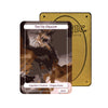 Level up your game with our custom-printed metal orica card, featuring exclusive The Ur-Dragon artwork in gold metal. Durable, scratch-resistant, and embossed with the iconic Magic: The Gathering card back, these slim orica cards fit perfectly in card sleeves. Dragon-Avatar-mtg-metal-card-embossed-design-custom-artwork-duel-accessories-ldb-duel