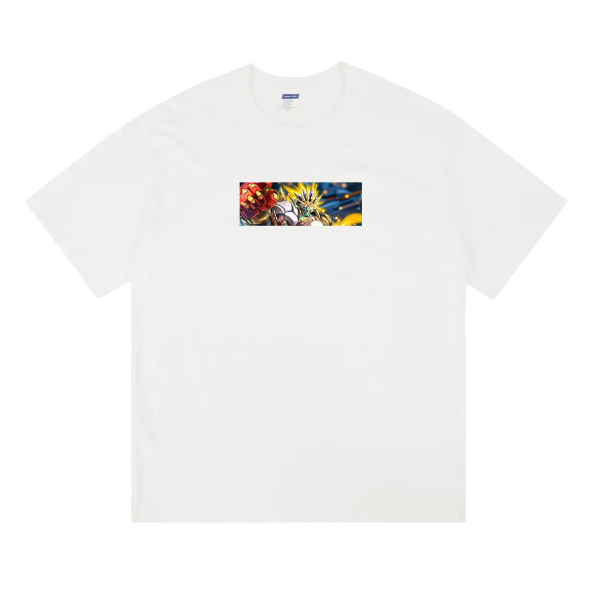 Step up your style with the premium Therion Archetype T-shirt design from LDB Duel. Made from soft, breathable cotton and printed with vibrant DTF artwork, this white t-shirt is built for comfort and lasting wear. Choose your look with front design options like a small chest logo or bold center print. Perfect for anime lovers, TCG players, and gaming fans everywhere. King-anime-yugioh-tcg-accessories-tshirt-LDB-Duel