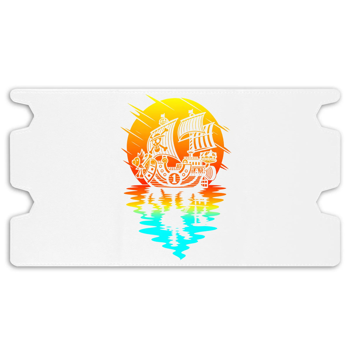 Here is the Full Lid Design of the Thousand Sunny Mach 3 White Deck Box. Strawhat-Pirates-onepiece-custom-deck-portable-collector-LDB-Duel