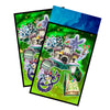 Enhance your cards with our elegant black border card sleeves, featuring a sleek, sophisticated design for a bold, modern aesthetic. From LDB Duel. Perfect for showcasing your collection, these sleeves are printed with our exclusive Toon Archetype design. Toon-yugioh-card-protection-standard-japanese-dragon-shield-LDB-Duel-black