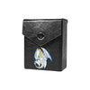 Enhance your TCG storage with the Mach 2 Black deck box, available in options for 60 or 80 single-card sleeves. Crafted from durable faux leather, it includes a built-in belt loop, a strong magnetic snap, and showcases our exclusive Toon Blue Eyes Spirit Dragon design—ideal for TCG enthusiasts on the move! yugioh-mtg-pokemon-tcg-accessories-card-storage-LDB-Duel-black