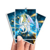 Protect and enhance your cards with our clean and crisp white border card sleeves. Featuring a minimalist design that complements any artwork, these sleeves offer a bright, timeless look. From LDB Duel. Printed with our exclusive Toon Blue Eyes Spirit design for a fresh and premium finish. kaiba-corp-yugioh-mtg-pokemon-card-protection-standard-japanese-dragon-shield-LDB-Duel-white