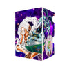 Here's another quality white deck box from LDB Duel featuring our exclusive Toon Sun God Nika art. Fits all types of trading card games, including Pokémon, Yu-Gi-Oh! and Magic The Gathering. The perfect card holder for the TCG player safely holds up to 100 double-sleeved cards. EVEN in extra thick sleeves. Comes with a pull-out dice tray. Luffy-anime-ygo-magic-digimon-card-protector-gaming-accesories-LDB-Duel