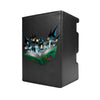 Here's another quality black deck box from LDB Duel featuring our exclusive Toon World art. Fits all types of trading card games, including Pokémon, Yu-Gi-Oh! and Magic The Gathering. The perfect card holder for the TCG player safely holds up to 100 double-sleeved cards. EVEN in extra thick sleeves. Comes with a pull-out dice tray. Cecelia-yugioh-mtg-pokemon-tcg-accessories-card-storage-LDB-Duel