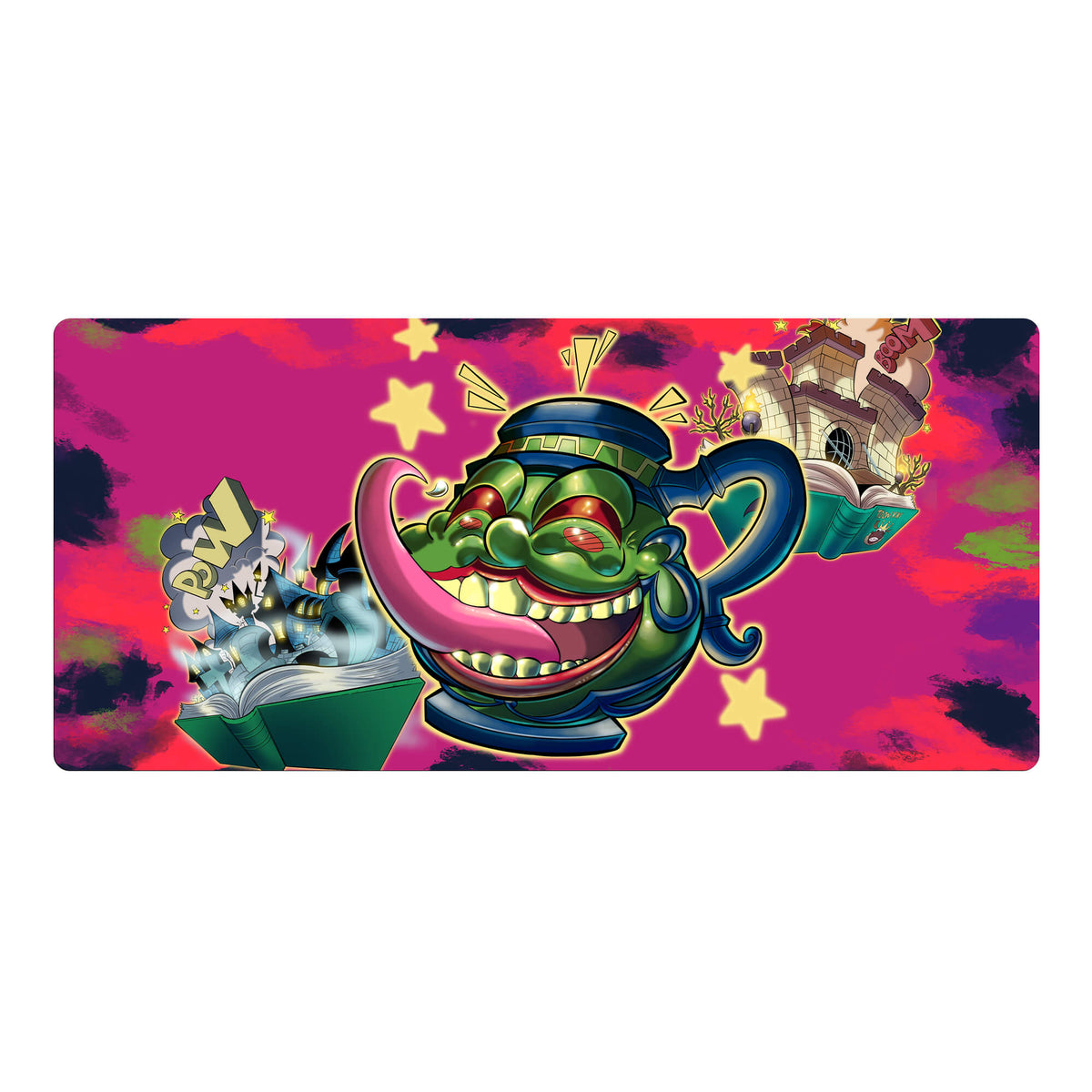 Elevate your gaming experience with LDB Duel featuring our exclusive Toon of Greed mouse pad! Crafted with a smooth cloth surface for unparalleled mouse accuracy and a non-slip rubber base for rock-solid stability, this 35x16-inch masterpiece combines stunning design with top-tier functionality. And with its machine-washable build, keeping it clean is a breeze!Toon-world-yugioh-mtg-pokemon-custom-artwork-premium-durable-rubber-ldb-duel