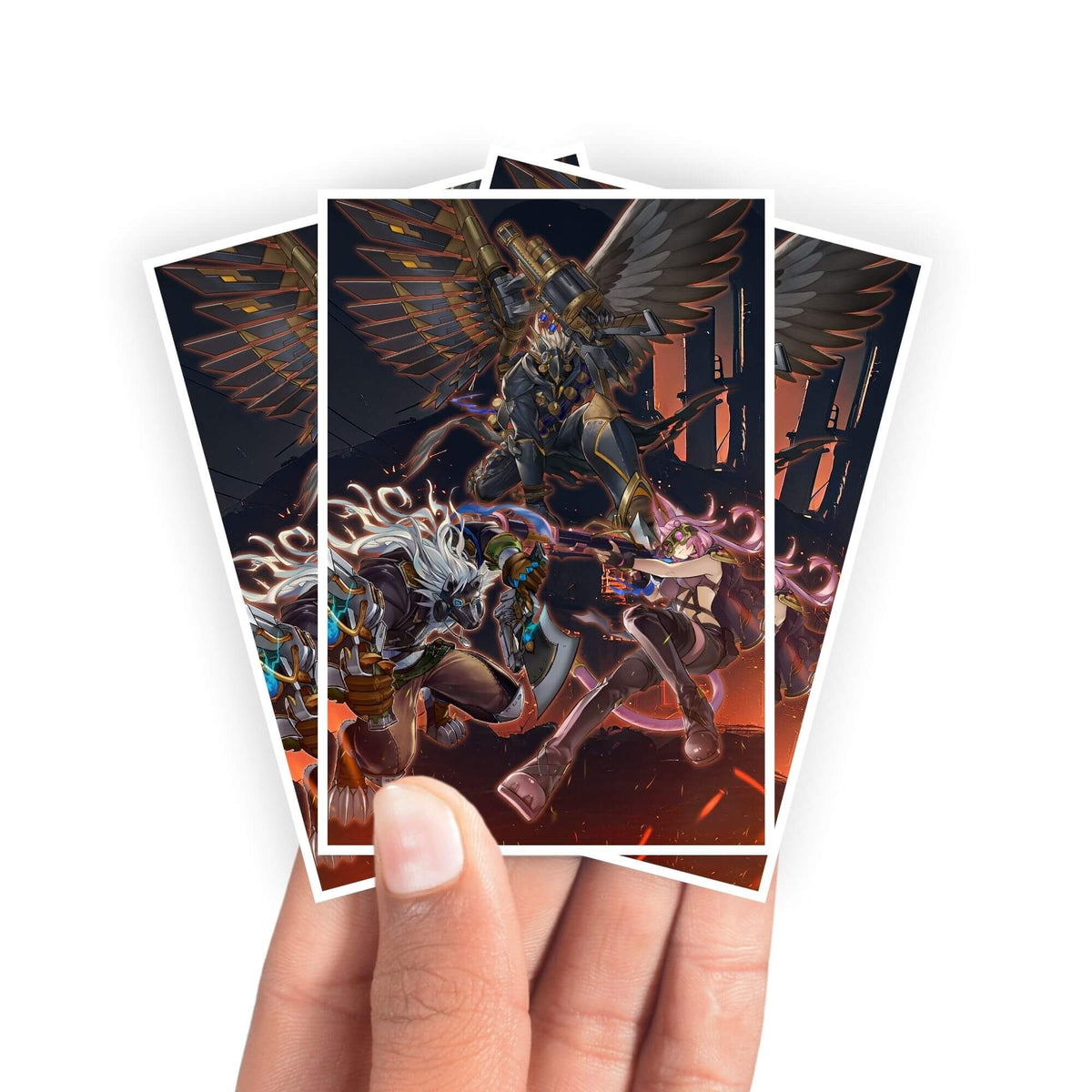 Protect and enhance your cards with our clean and crisp white border card sleeves. Featuring a minimalist design that complements any artwork, these sleeves offer a bright, timeless look. From LDB Duel. Printed with our exclusive Tri-Brigade Archetype design for a fresh and premium finish. Fraktall-yugioh-mtg-pokemon-card-protection-standard-japanese-dragon-shield-LDB-Duel-white