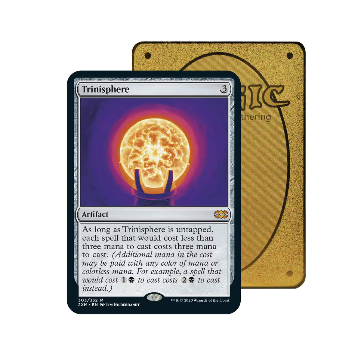 Level up your game with our custom-printed metal orica cards, featuring exclusive Trinisphere artwork in gold metal. Durable, scratch-resistant, and embossed with the iconic Yu-Gi-Oh! card back, these slim orica cards fit perfectly in card sleeves. Artifact-mtg-yugioh-pokemon-metal-card-embossed-design-custom-artwork-duel-accessories-ldb-duel