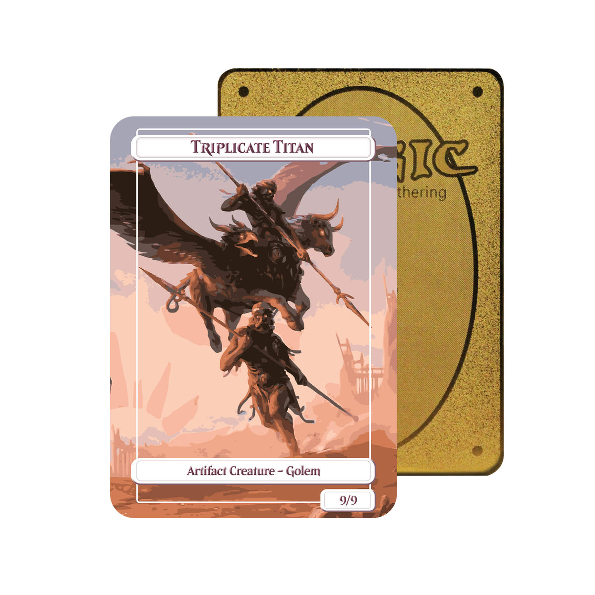 Triplicate Titan Metal Orica Card