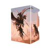 Here's another quality white deck box from LDB Duel featuring our exclusive Triplicate Titan art. Fits all types of trading card games, including Pokémon, Yu-Gi-Oh! and Magic The Gathering. The perfect card holder for the TCG player safely holds up to 100 double-sleeved cards. EVEN in extra thick sleeves. Comes with a pull-out dice tray. Golem-mtg-tcg-accessories-card-storage-LDB-Duel