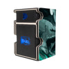 Here is the Right View of the Ulquiorra Cifer Mach 3 Black Deck Box. nihility-mtg-deck-tray-dice-tray-LDB-Duel