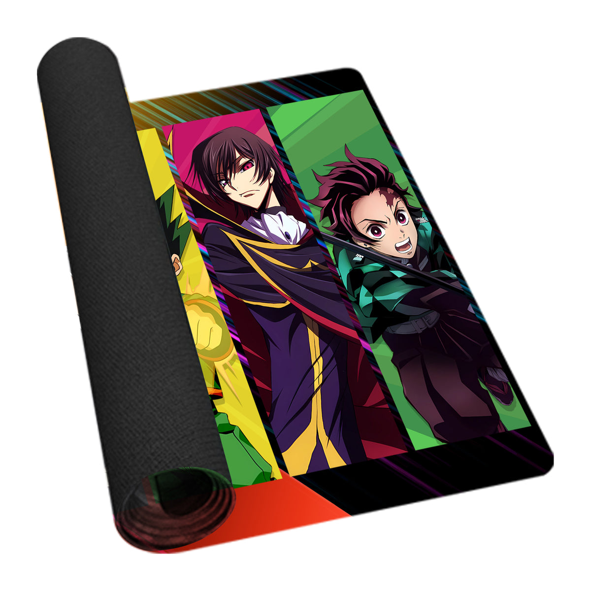 Transform your dueling experience with our original art Union Arena playmat from LDB Duel! Featuring a soft cloth top for smooth card movement and a durable rubber back for a secure grip, this 24x14 inch mat is machine washable and safe for cards and sleeves. Bleach-HxH-Demon-Slayer-yugioh-mtg-pokemon-custom-artwork-premium-durable-rubber-ldb-duel