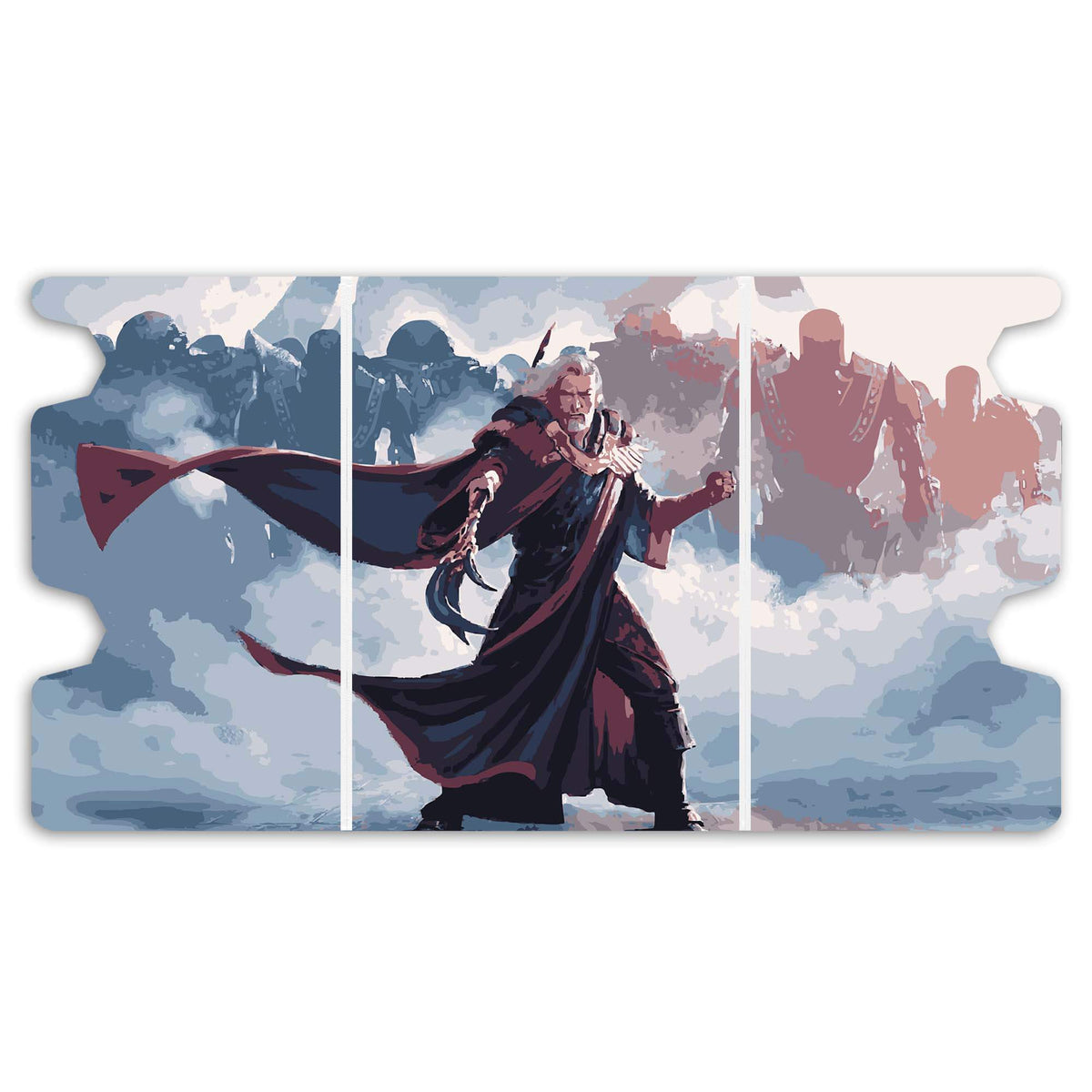 Here is the Full Lid Design of the Urza, Lord High Artificer Mach 3 White Deck Box. Legendary-Creature-mtg-custom-deck-portable-collector-LDB-Duel