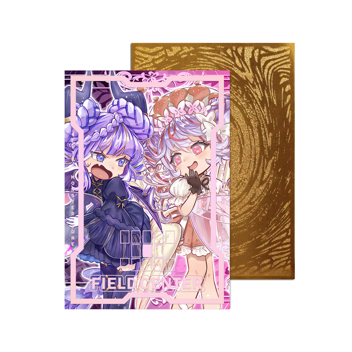 Centre de terrain en métal Dragon Rose noire