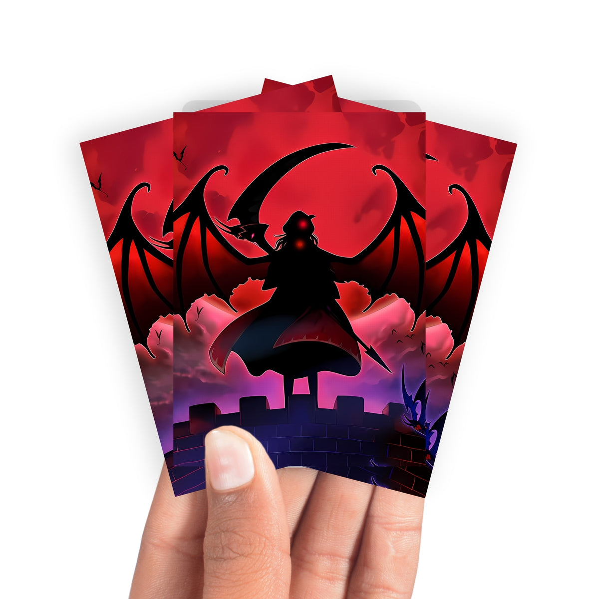 Keep your cards safe and stylish with our borderless card sleeves. Designed edge-to-edge to showcase your artwork, they offer a sleek, modern aesthetic. From LDB Duel, printed with the exclusive Vampire Domination design for a fresh, premium feel.Vampire-yugioh-mtg-pokemon-card-protection-standard-japanese-dragon-shield-LDB-Duel-borderless