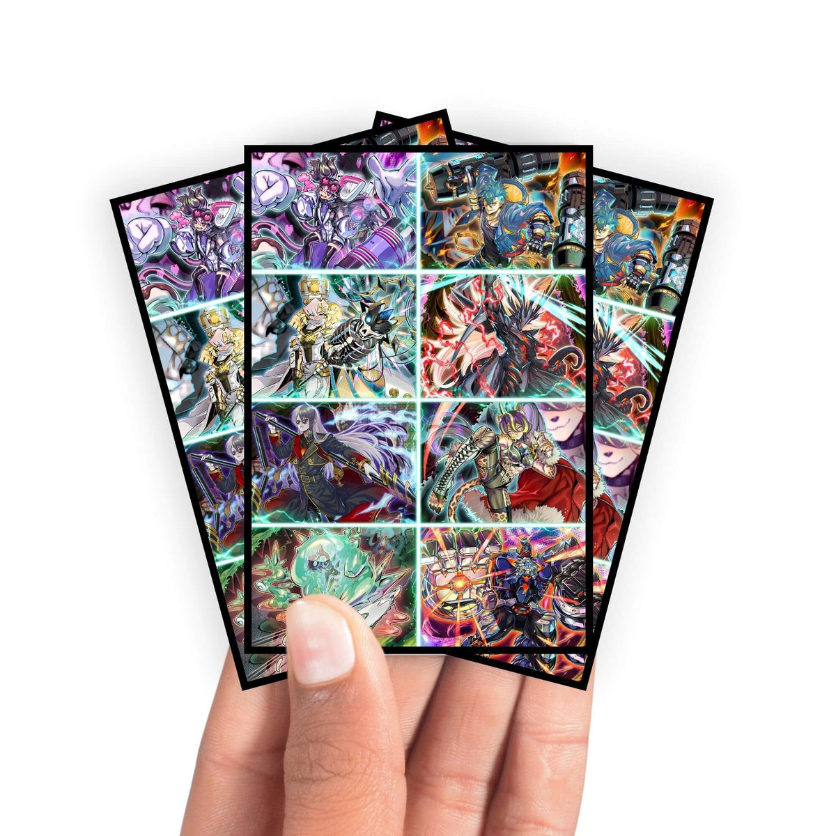 Enhance your cards with our elegant black border card sleeves, featuring a sleek, sophisticated design for a bold, modern aesthetic. From LDB Duel. Perfect for showcasing your collection, these sleeves are printed with our exclusive Vanquish Soul Ultimate design. Caesar-Valius-yugioh-mtg-pokemon-card-protection-standard-japanese-dragon-shield-LDB-Duel-black